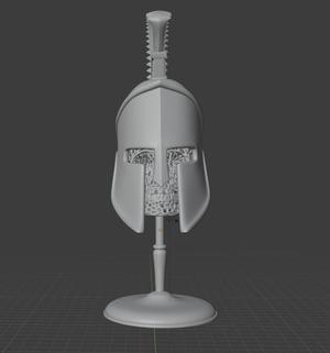 Spartan Skull with Stand