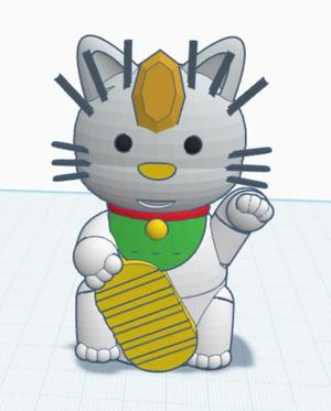 meowth good luck cat   