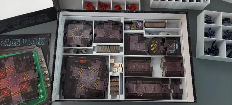 Storage Insert compatible with Space Hulk, for normal sized printers   
