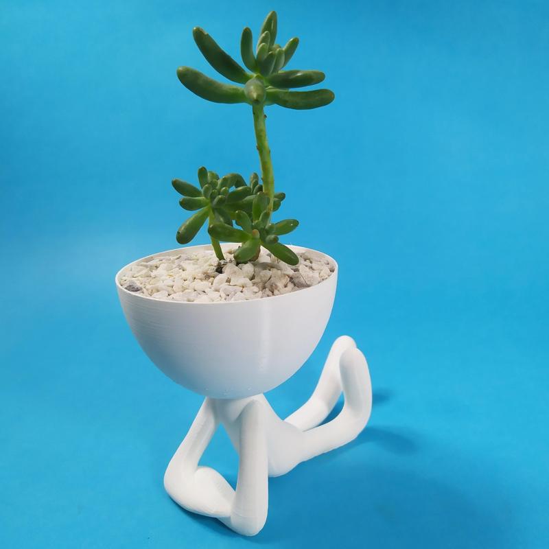 model of decorative mat of a reclining person