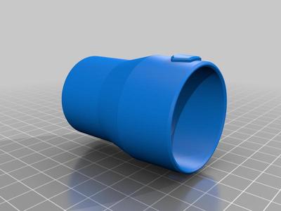 BOSCH GTS 635-216 ("click & clean") to 35mm vacuum adaptor