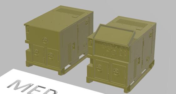 MEP802  A MEP803 A  and  MEO 804 nato diesel generator in 35th scale