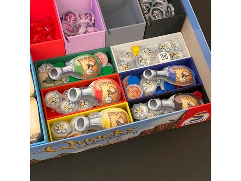 Quacks of Quedlinburg Organizer -- Remixed Player Box and Bag Box   