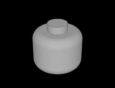 Lego Compatible (24581.dat) Minifig Baby Head   