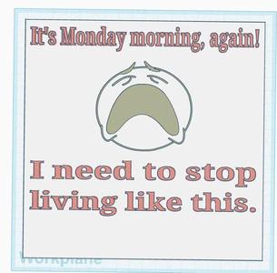 Stop Living Like This Sign   