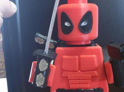 DeadPool LEGO brick