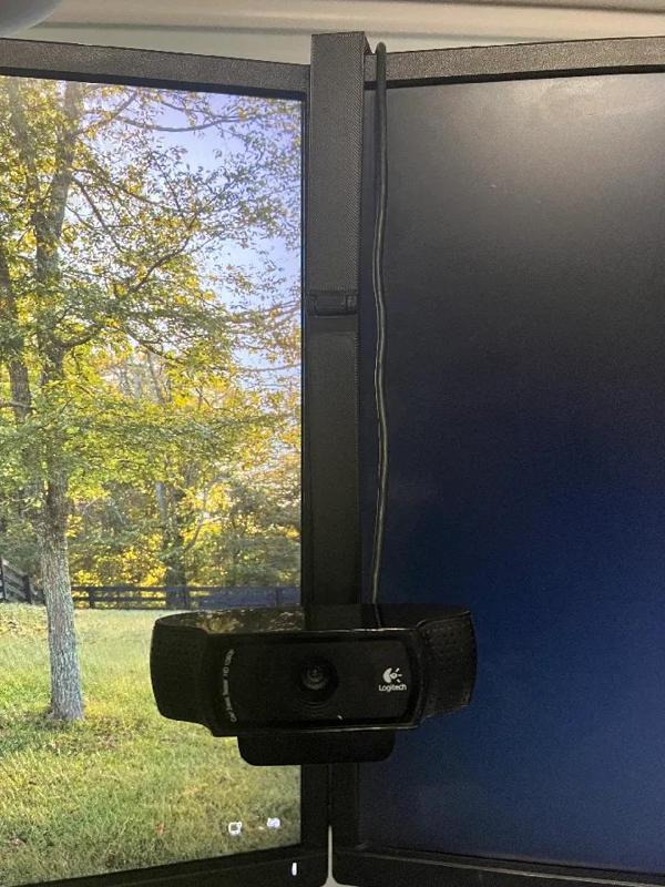 Center Monitor Webcam Mount V2 - now hinged!   