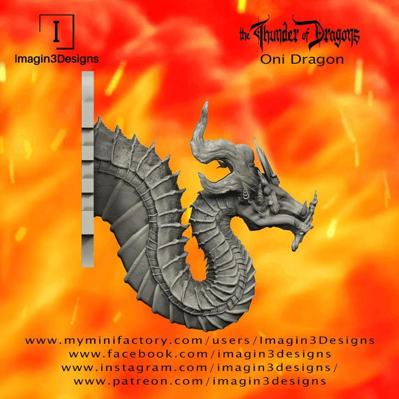 Pre-supported Oni Dragon