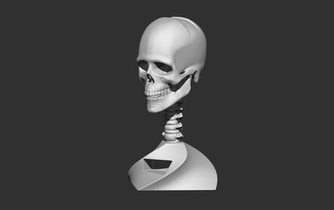 ANTI SLIP Top Skull Headphone Holder