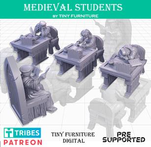 Medieval Students (SITTING FOLKS)