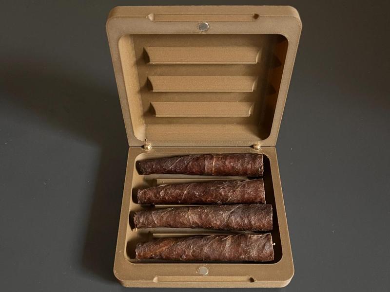 Cigar Holder - Tuscan Cigar Case for Four Cigars