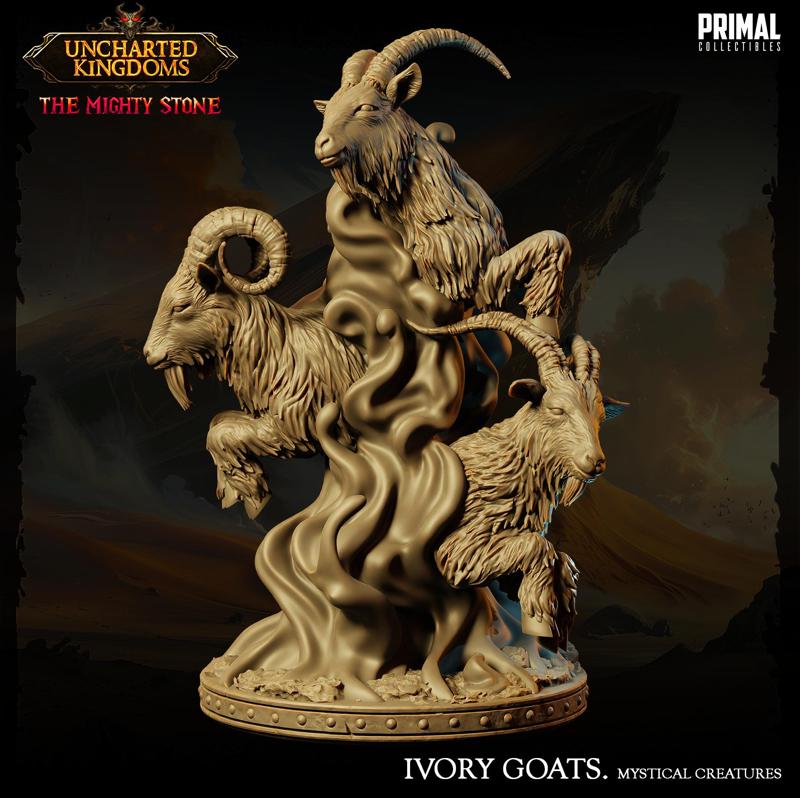 Mystical Animals - Ivory Goats - October 2024 - Uncharted Kingdoms