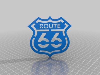 route 66 sign