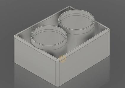 Cola can holder for car.   