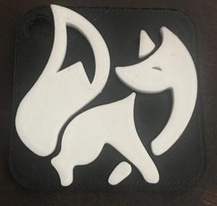 Fox keychain 