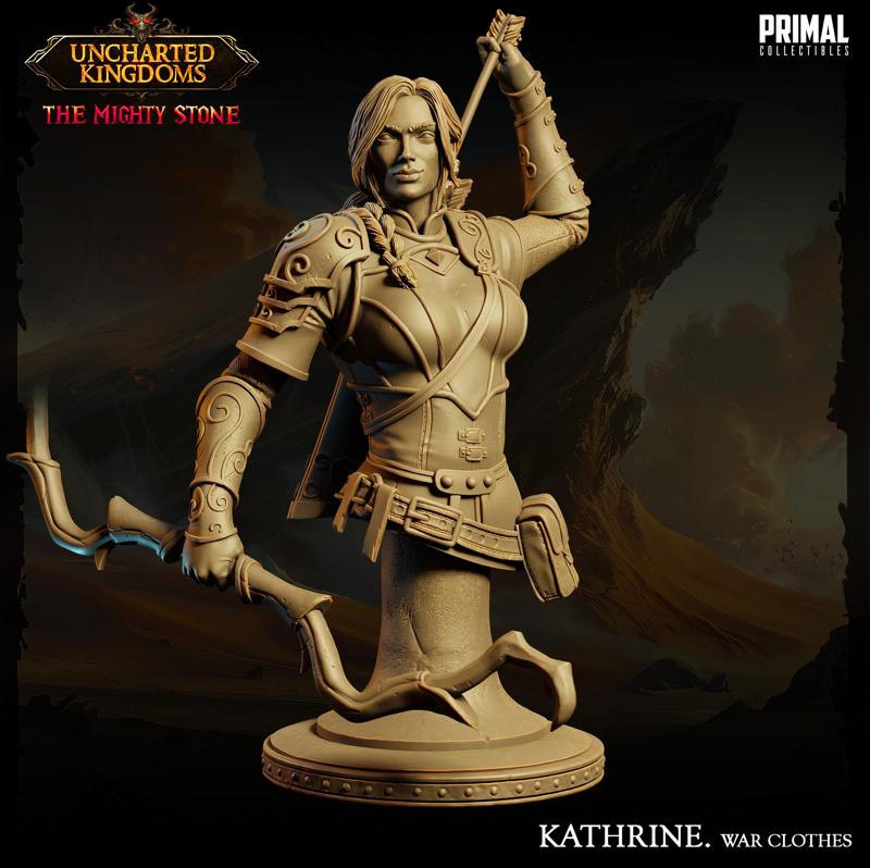 Fighter - Kathrine Bromm - War Clothes - Bust - September 2024 - Uncharted Kingdoms