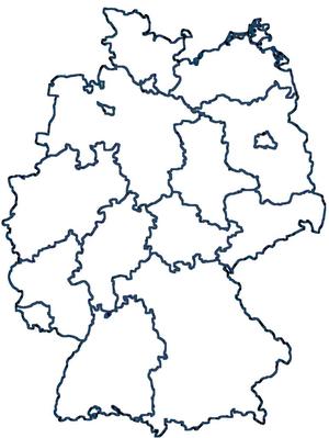 Germany Map Of States (Deustchland)