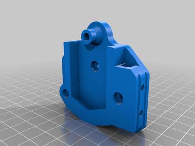 Quick tool change mount for Linear Rail w/ BLtouch