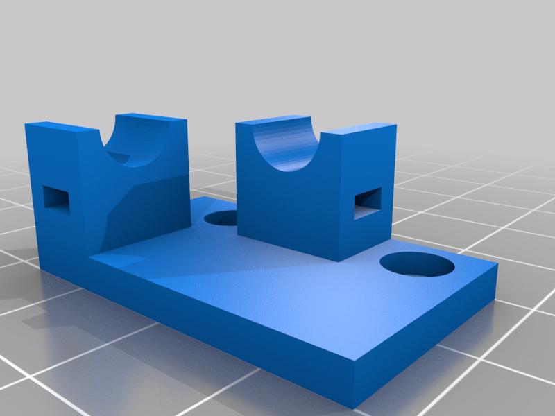 Y Axis "Heated Bed" Cable mount for Geeetech I3 Pro