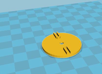Battery type D to outlet 