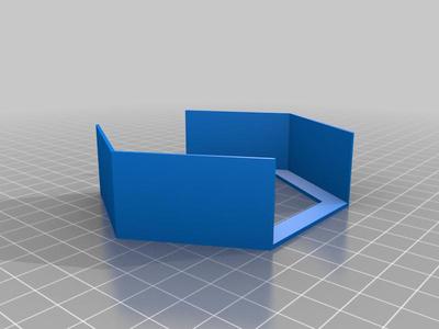 Resized Hex Tile Holder for Catan