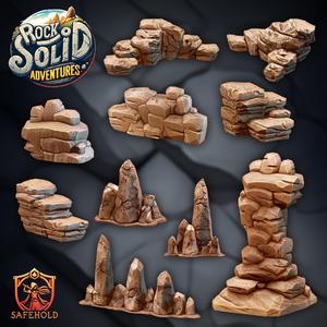 Rock Cover & Stairs Set
