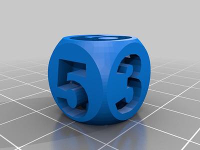 six sided die