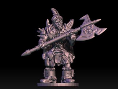 Orc Thrasher  |  Presupported