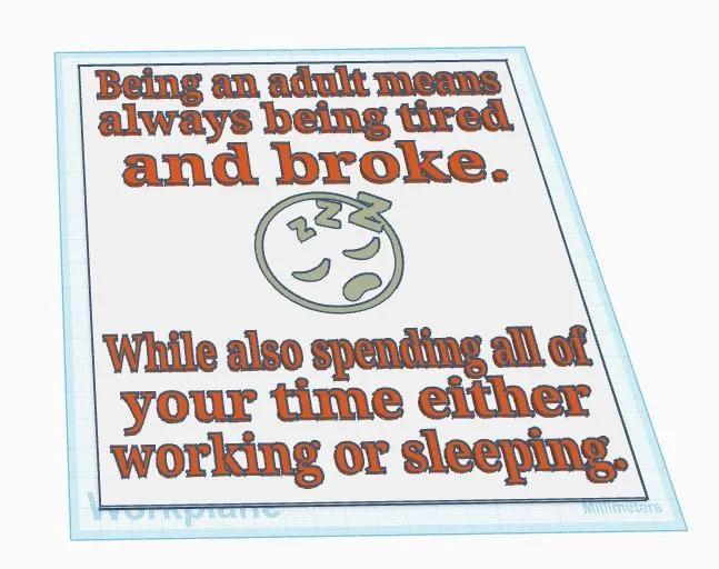 How You Spend Your Time Sign   