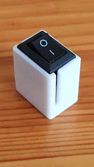 Small Switch Cover for in Cable connection (FreeCAD)