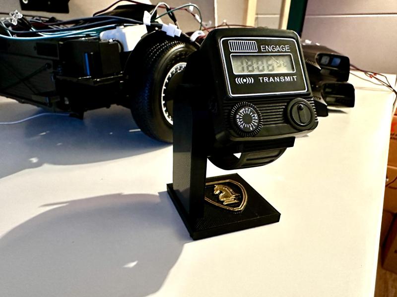 Stand for the Fanhome K.I.T.T. Knight Rider comlink watch