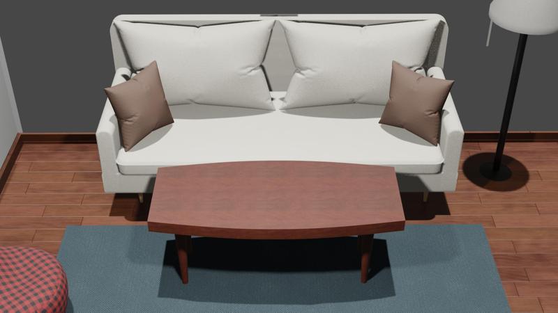 Normal Ordinary Living Room 3D model