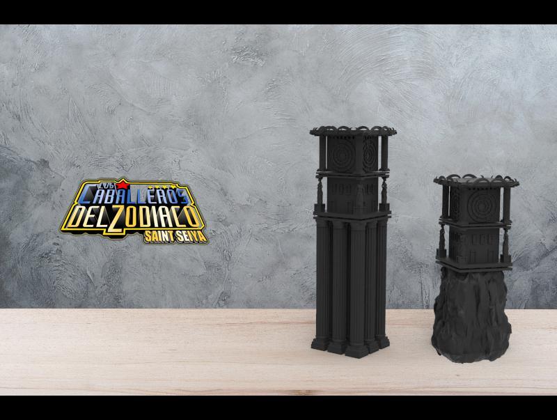 KNIGHTS OF THE ZODIAC SAINT SEYA CLOCK TOWER