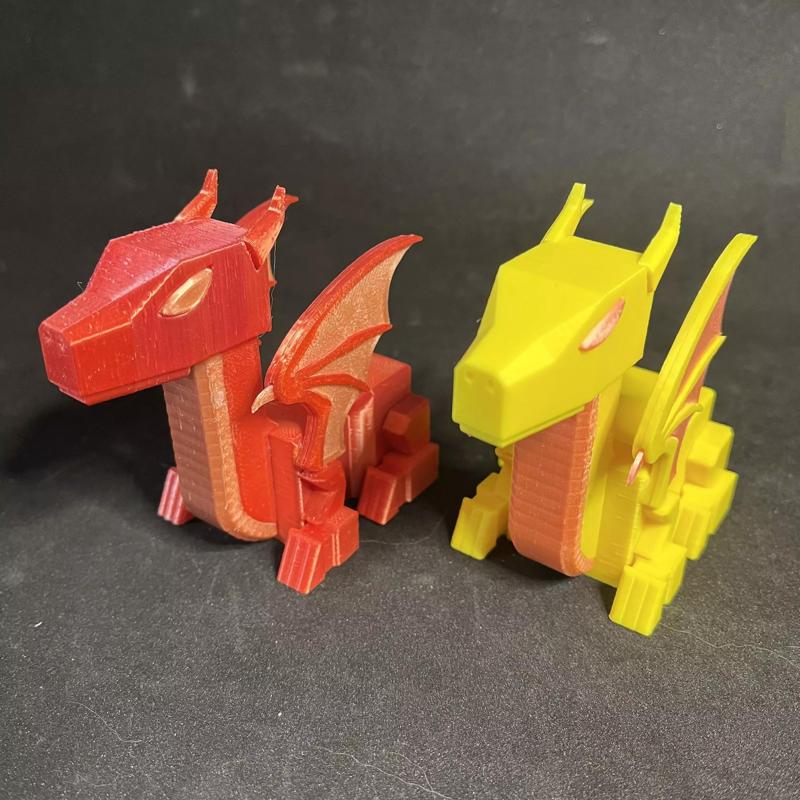 Medium Poly Baby RoboDragon