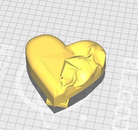 Red & Queen of Hearts Damaged Heart Belt Buckle - Disney's Descendants 4 Rise of Red