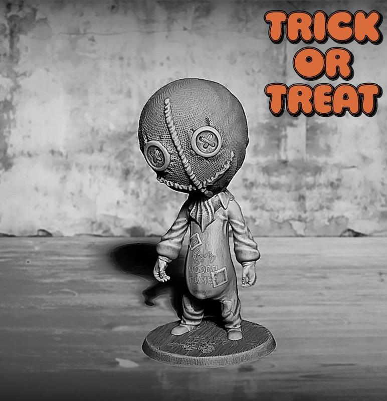 trick or treat Halloween miniature / Halloween / sam toy / Evil-doer /Ghost of Halloween / God of Halloween /King of Halloween Symbolic Enforcer