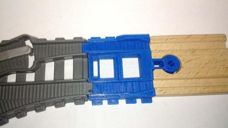 TrackMaster to Wooden Track Adapter