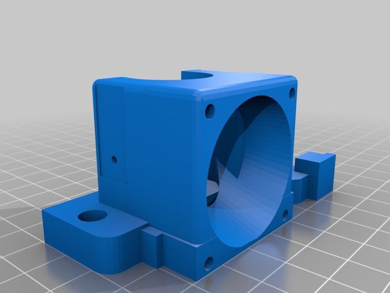 cuerpo para jonas estrusor+40mm fan + servo autolevel+ ventilador de capa