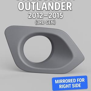 Mitsubishi Outlander 2012-2015 Front Fog Light Trim(3rd  Gen)