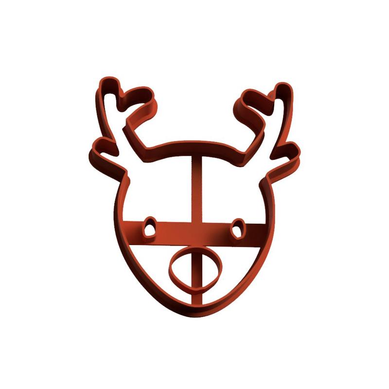 reindeer cookie cutter - cortador de reno para galletitas