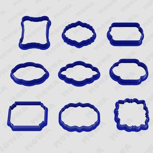 Rectangle Cookie Cutter Set-9 pcs