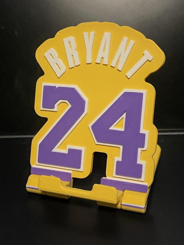 Bryant Mobile Phone Holder - 3D Printable STL for Los Angeles Lakers Fans