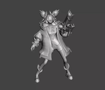 Withered Rose Zeri 3D Model