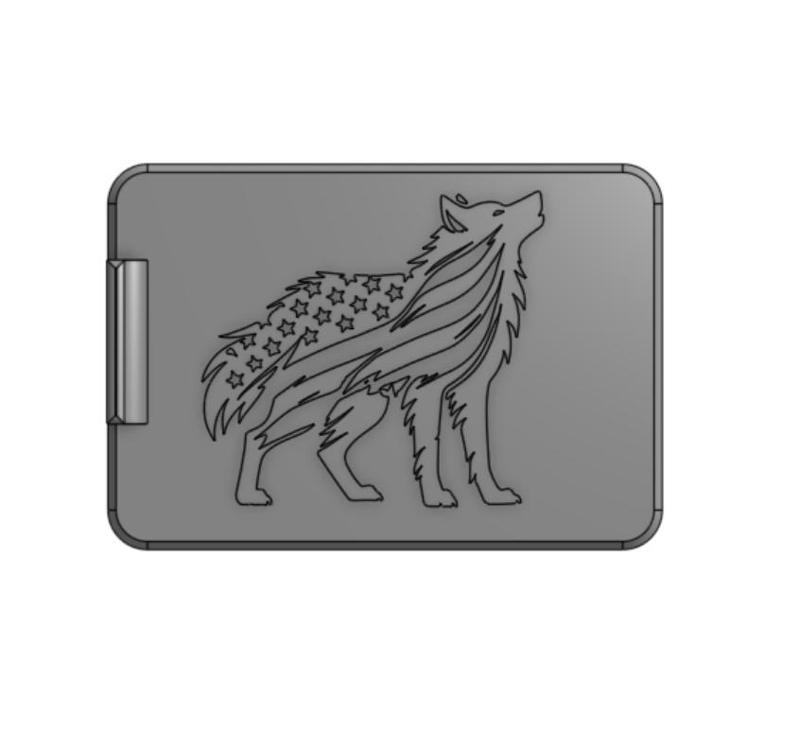 Howling Heritage Stash: American Wolf Bead Box