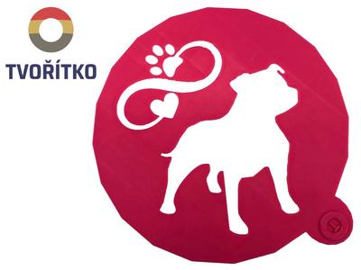 Cake stencil- Staffordshire bullterrier 2