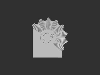 Moon and star tombstone