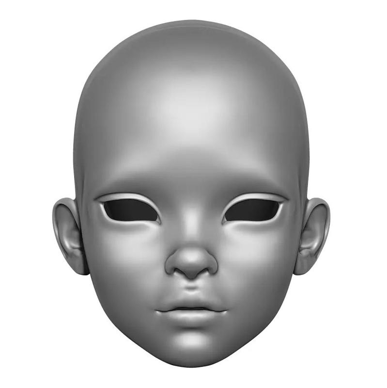 cheekbones forehead hair neck teeth smile cheeks tongue