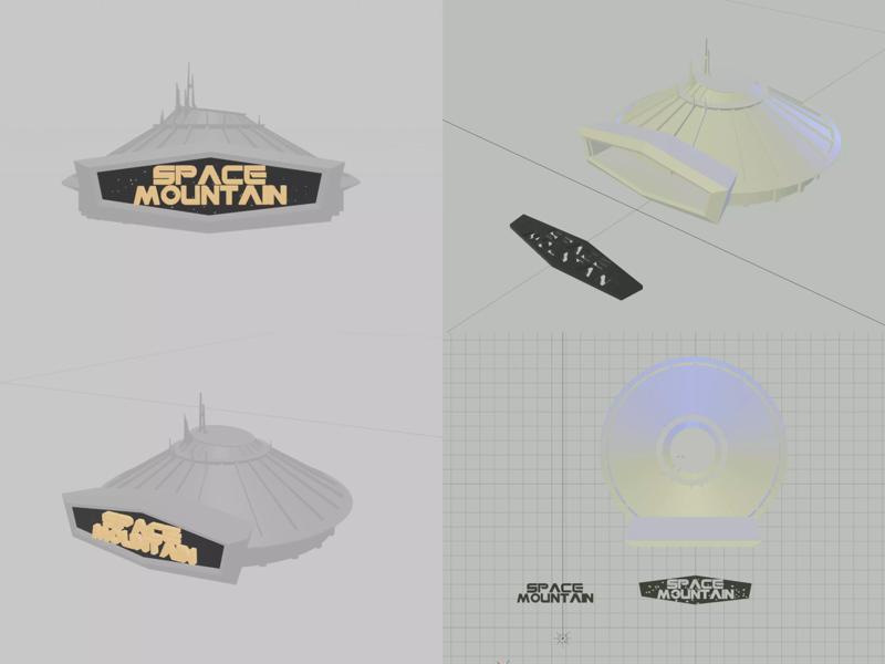 Space Mountain from Disney Parks