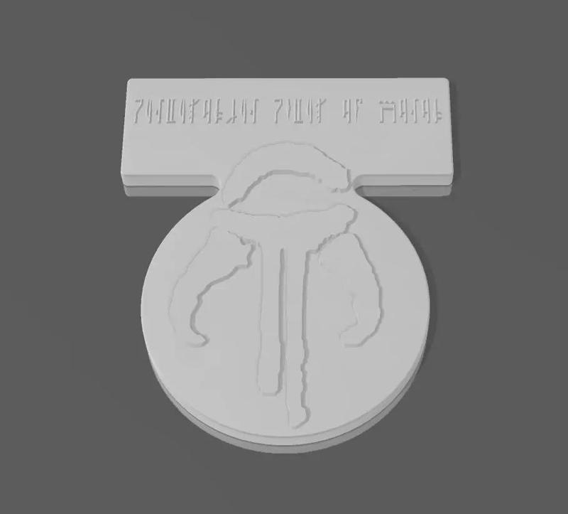 Star Wars - Yavin Medal of bravery Mandalorian Edition