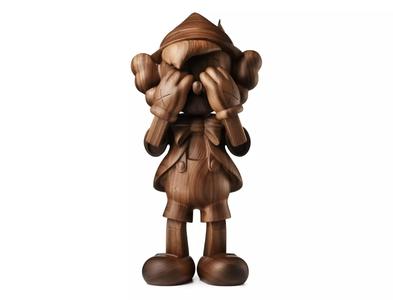 Kaws Pinocchio Wooden dor Print